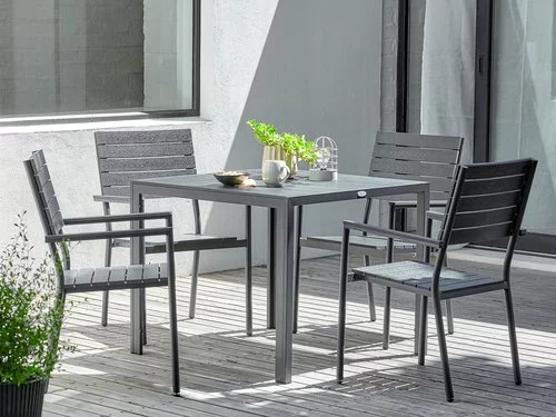 JUTLANDIA Bord MADERUP B90xL90 Svart 7 JUTLANDIA Bord MADERUP B90xL90 Svart - Bild 5