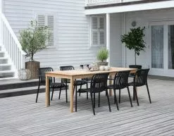 Stapelstol NABBEN Svart 13 Stapelstol NABBEN Svart -Utemöbler affär 201786