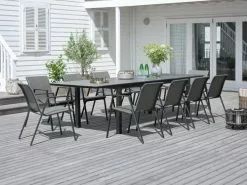 JUTLANDIA MOSS L214/315 Bord Grå + 4 DOVERODDE Stol Grå 9 JUTLANDIA MOSS L214/315 Bord Grå + 4 DOVERODDE Stol Grå -Utemöbler affär 201791