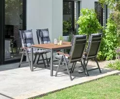 JUTLANDIA Dyna Positionsstol AKKA Grå -Utemöbler affär 201795