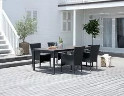 JUTLANDIA Bord NESSKOGEN B100xL210 Brun -Utemöbler affär 201828 2