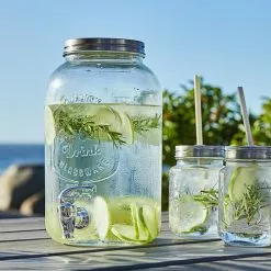 Behållare M/kran LEMONADE 3,5 L Glas -Utemöbler affär 202546 1