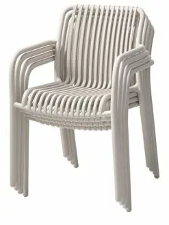 Stapelstol NABBEN Beige -Utemöbler affär 202648