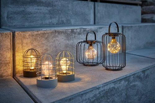 Solcellslampa RUGDE Ø24xH29 Svart 6 Solcellslampa RUGDE Ø24xH29 Svart - Bild 4